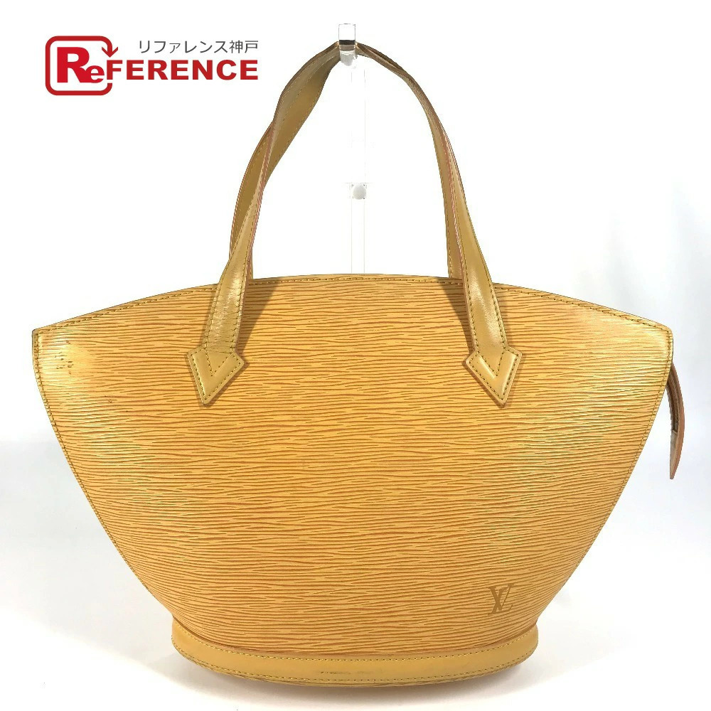 LOUIS VUITTON Epi Saint Jacques Bag Tote Handbag Leather Tassili Yellow